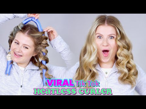 VIRAL TikTok HEATLESS Hair Curler