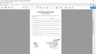 4th May Directions Coordinates Worksheet Guidance