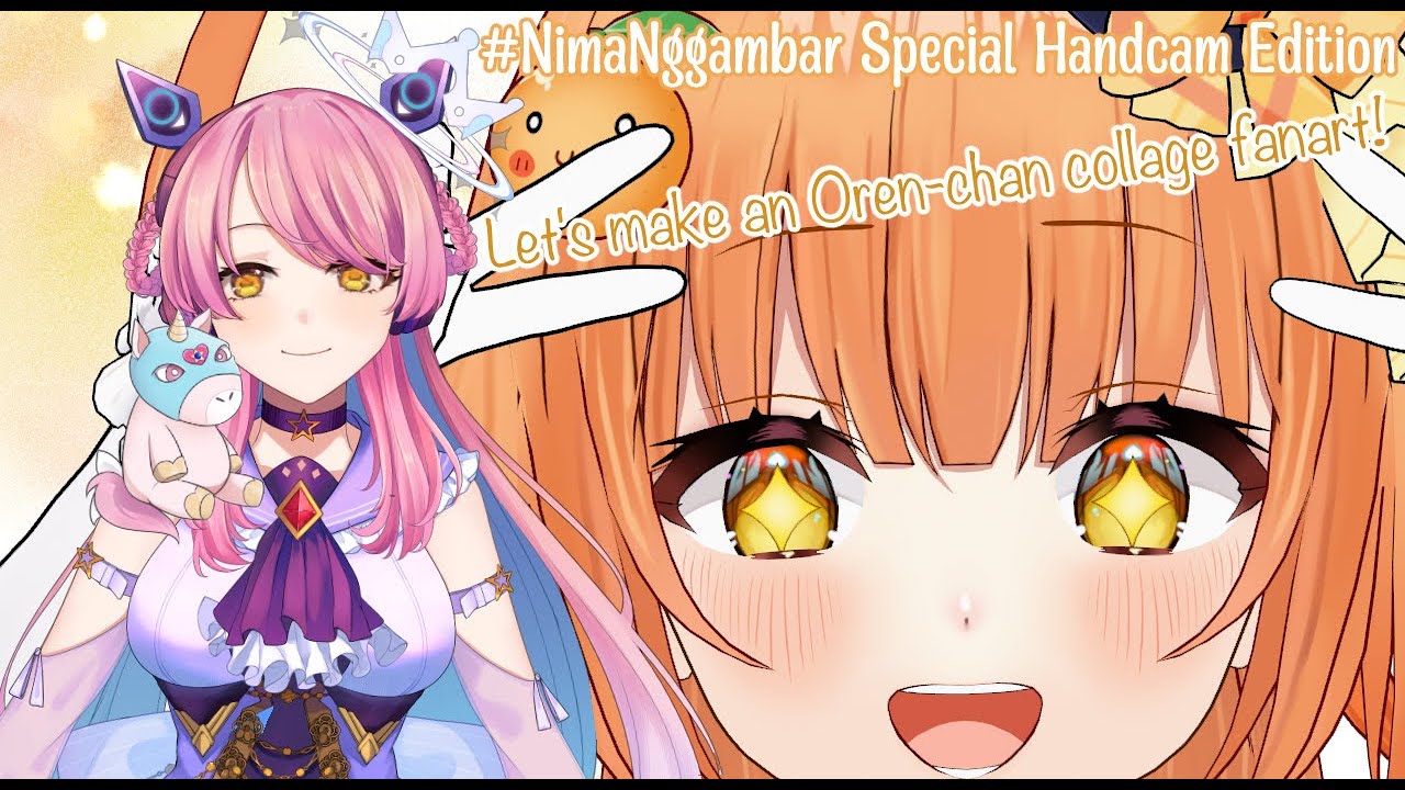 [HANDCAM] #NimaNggambar Special Collage Edition!【#Yumeria_Live ...