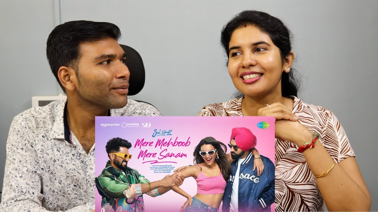 Mere Mehboob Mere Sanam REACTION | Bad Newz | Vicky, Triptii, Ammy