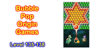 Bubble Pop Origin! Puzzle Game Level 135-138 How To Play