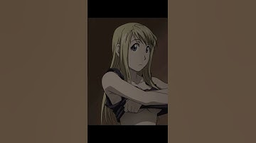 He was just sitting there watching her change #anime #fullmetalalchemist