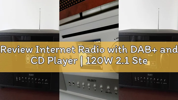 Review Internet Radio with DAB+ and CD Player | 120W 2.1 Stereo System with Inbuilt Subwoofer | Blue