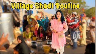 Village Shadi Braat Day Or Walima Routine  makeup Vlog