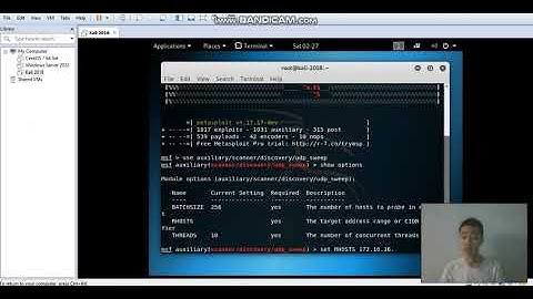 Kali linux UDP Scanning Using Metasploit