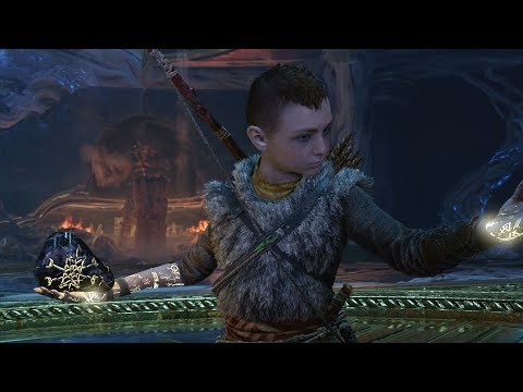 Video: God Of War - The Black Rune, Soluția De Tyr’s Vault Water Puzzle, Lupta șefului Grendels