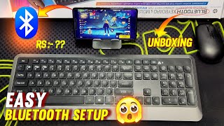 No 'OTG' | Nothing Is Required | New Easy Bluetooth Keyboard & Mouse Combo Setup | Free Fire
