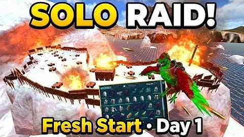 FRESH START ON A POP PvP SERVER | ARK MOBILE No Amber 