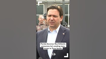 Florida Governor Ron DeSantis announces he’s sending more troops to Texas border