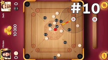 Online carrom board game | Carrom pool | कैरम बोर्ड गेम डाउनलोड | Carrom pool android gameplay #8