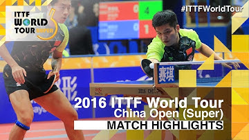2016 China Open Highlights: Xu Xin/Fan Zhendong vs Wong Chun Ting/Ho Kwan Kit (1/2)
