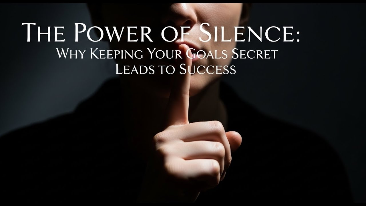 🔒 The Power of Silence: Why Keeping Your Goals Secret Leads to Success ...