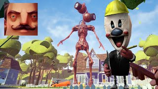 Hello Neighbor - New Neighbor Ice Scream 4 Mini Rod Operator Act 2 Hole Gameplay Walkthrough