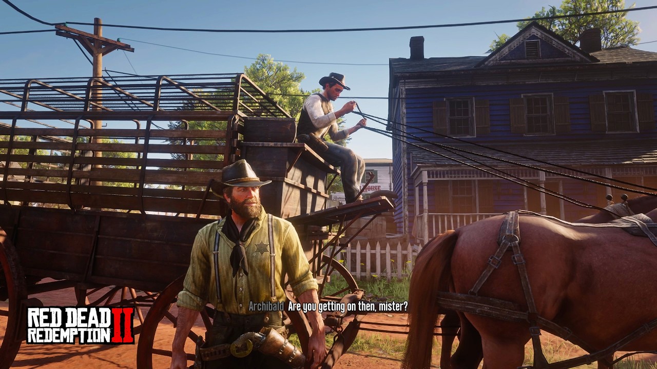 Archibald's Reaction If You Don't Get On The Wagon With Him | RDR2 ...