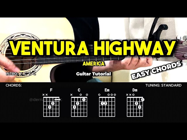 America Chords Razorlight Guitar Chords America