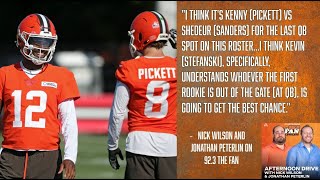 Kenny Pickett vs Shedeur Sanders for Browns' final QB spot; Dillon Gabriel a lock as the backup