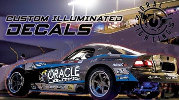 ORACLE Lighting Custom Illuminated Logo Decals- Custom Logos and Designs