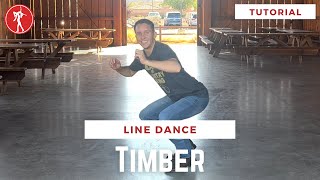 Timber - Line Dance Tutorial🤠