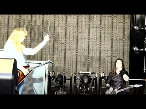 Megadeth's Dave Mustaine gives finger + ranted at Judas Priest guitar tech who interrupted show