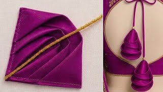 (wow) easy & beautiful latkan design ✨ latkan design and stitching @sohojselaigor #diy