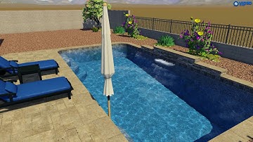 Rose Backyard Project- Thunderbird Pools and Spas-ThunderScapes