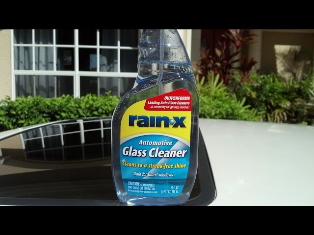 Rain X Automotive Glass Cleaner Review and Test Results on my 1991