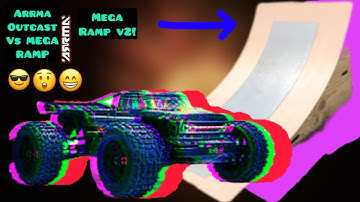 “NEW MEGA RAMP!” Arrma OUTCAST 8s EXB V2 Goes To THE MOON!🌕 (Will it Survive?)