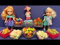 Candy store  elsa  anna toddlers shop for colorful candies