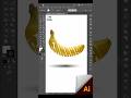 Adobe Illustrator 2025 Tricks How to add text to objects Banana PNG #adobeillustrator