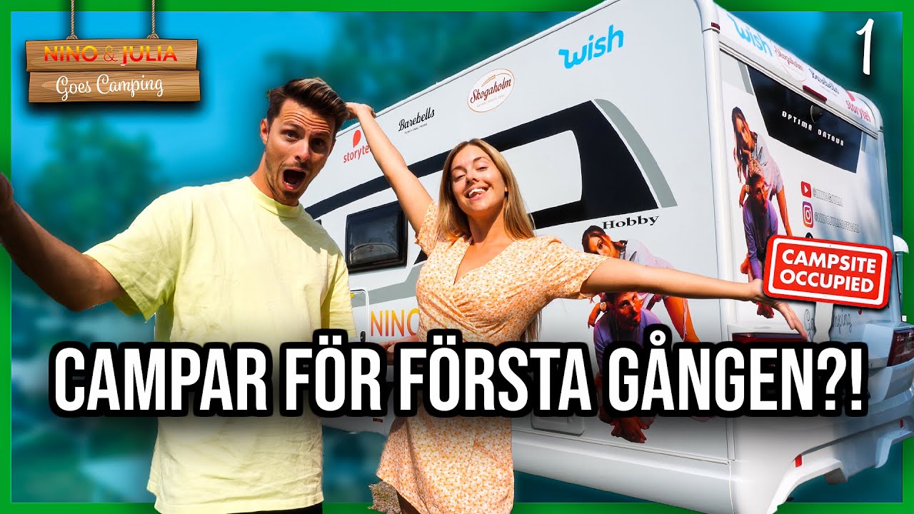 VI TESTAR PÅ CAMPING LIVET | NINO&JULIA GOES CAMPING Avsnitt 1