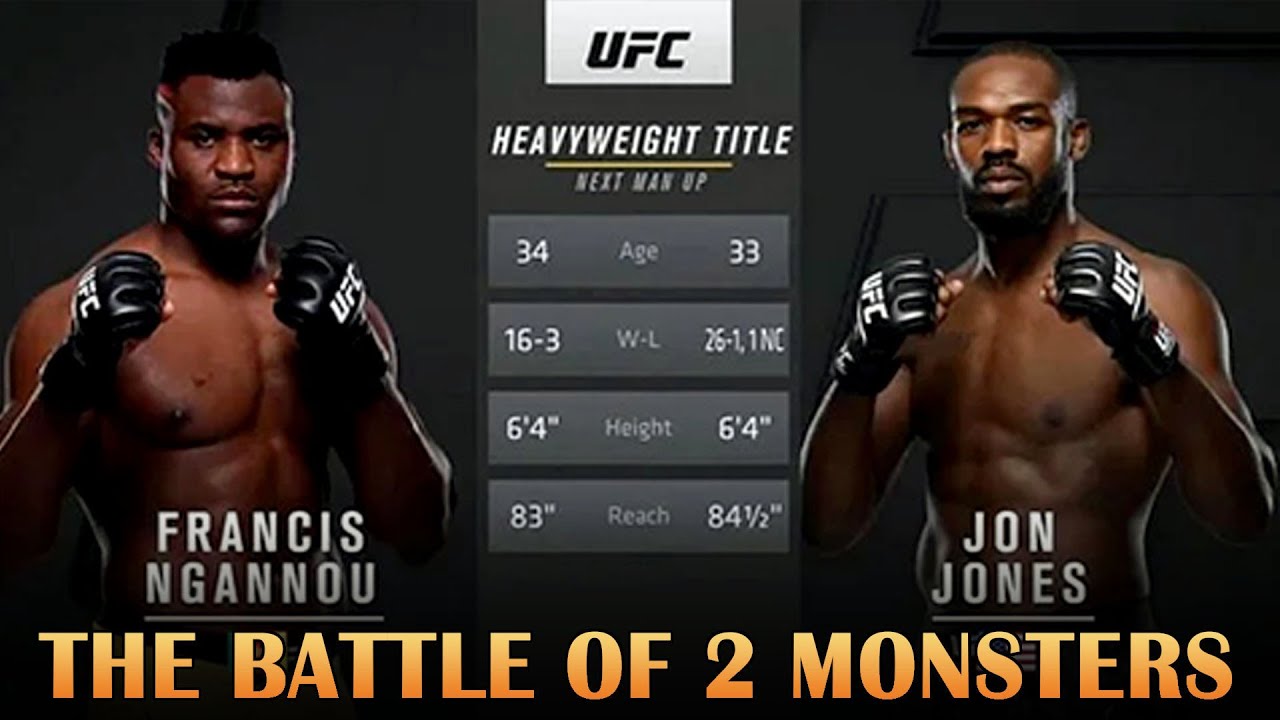 JON JONES vs. NGANNOU | UFC 282 | The Battle of Two Monsters ...