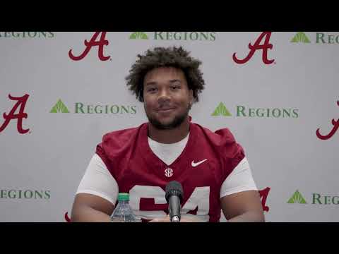 Alabama Football OL Michael Carroll Interview | 2026 Media Day