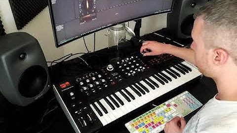 Drone and rhythmic loop sound design on the ASM Hydrasynth | No talking