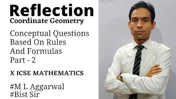 Reflection | Conceptual Questions on Reflecting a Point in x axis, y axis, Line or Origin | Bist Sir