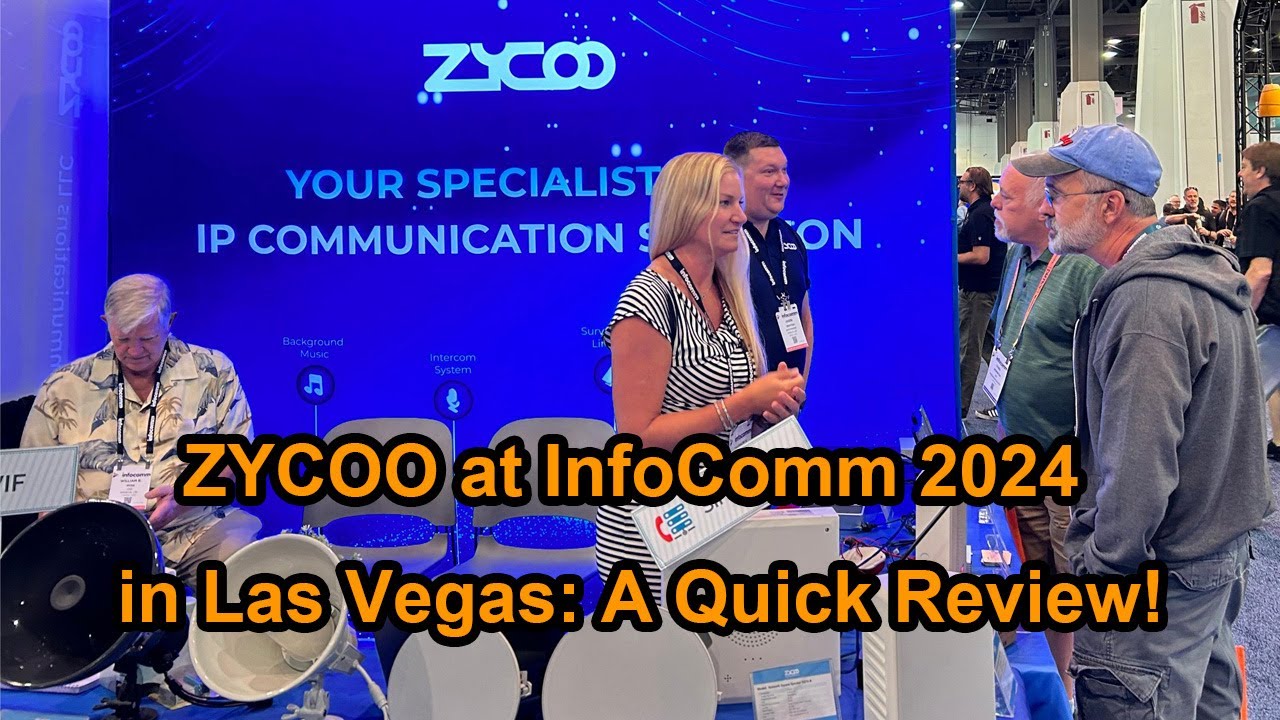 ZYCOO at InfoComm 2024 in Las Vegas: A Quick Review! - YouTube