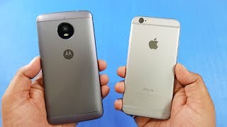 Moto E4 Plus Vs Iphone 6 Speed Test Comparison Which Is Faster