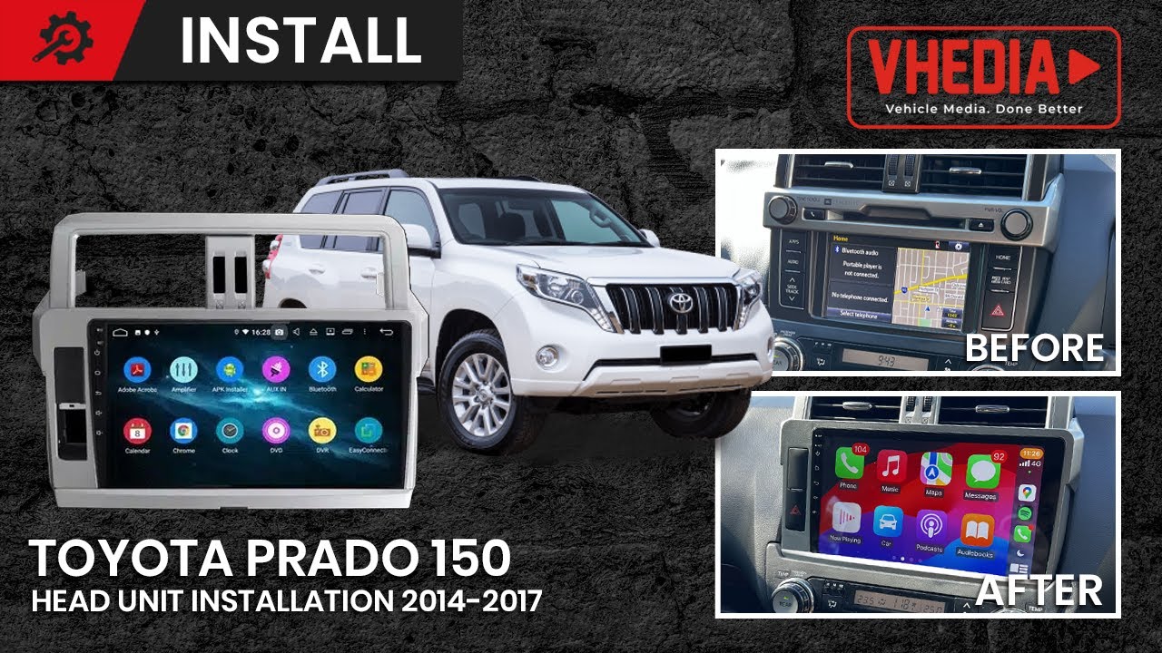 Головное устройство подходит для Toyota Prado 150 2014-2017 - серия M
