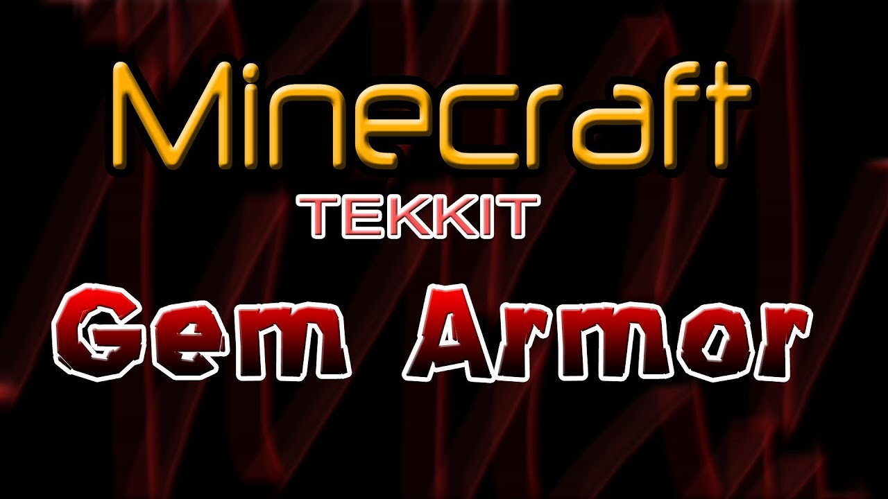 Minecraft Tekkit - Gem Armor - YouTube
