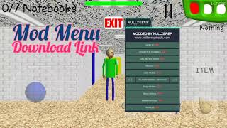 Baldi's Basic Classic - Mod Menu Nullzerep || Download Link