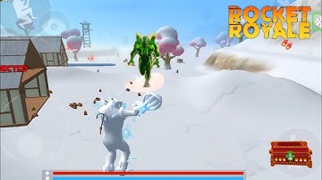 Rocket Royale SNOW GIANT VS MUTANT EVENT - Android gameplay #97