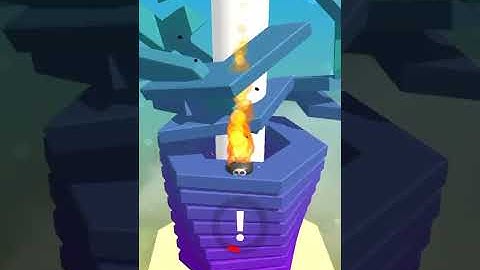 Stack Ball 3D Gameplay Extreme Helix Jump Breaker Satisfying Speed Run No Mistakes