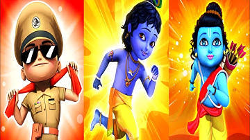Little Singham Vs Little Krishna Vs Little Ram (IOS Android) Game Letest Update New Video