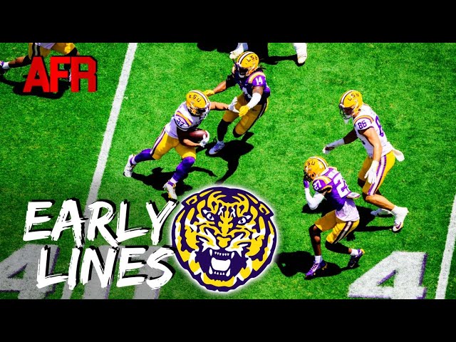 Early Lines: LSU Underdogs vs. Texas A&M?!?!? | What Does Vegas Think Of Tigers '24 Schedule? class=