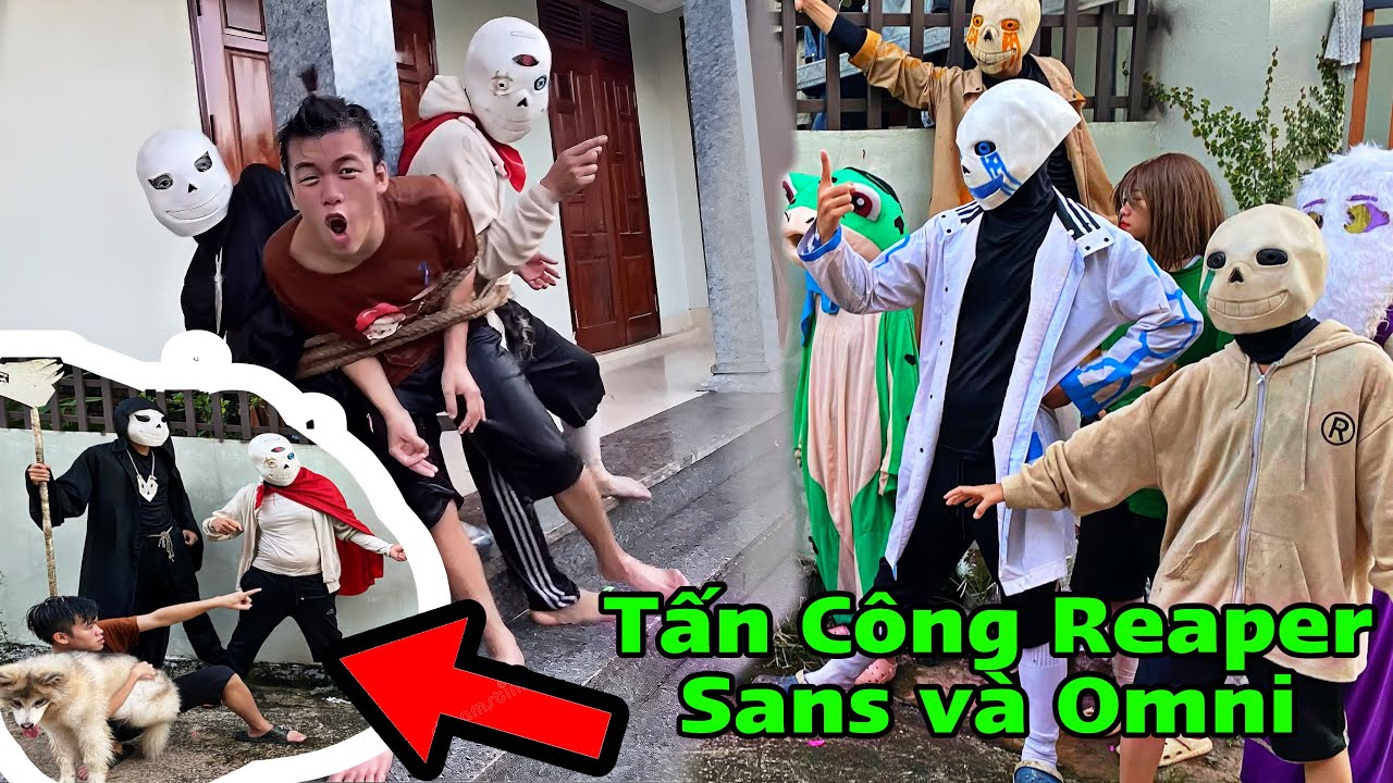Alpha Sans Bị Omni Và Reaper Sans Tấn Công Cướp Teddy