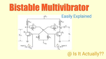 Bistable Multivibrator/ what is bistable multivibrator with waveforms / applications of bistable mul