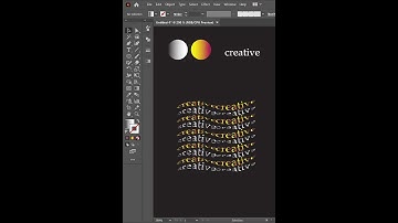 Quick Typography in Illustrator | #shorts