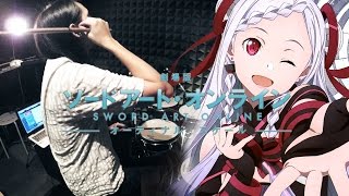 Video-Miniaturansicht von „【劇場版 ソードアート・オンライン】ユナ - Break Beat Bark! を叩いてみた Sword Art Online Ordinal Scale Yuna song Drum Cover“