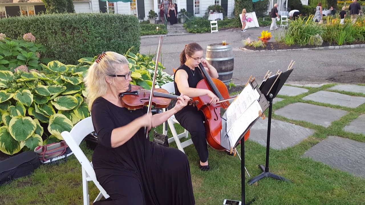 LI LONG ISLAND WEDDING CEREMONY STRING DUO VIOLIN AND CELLO Stan Wiest Music (631) 754-0594