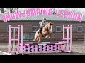 SHOWJUMPING LESSON ON JUMPING PONY RAMON!
