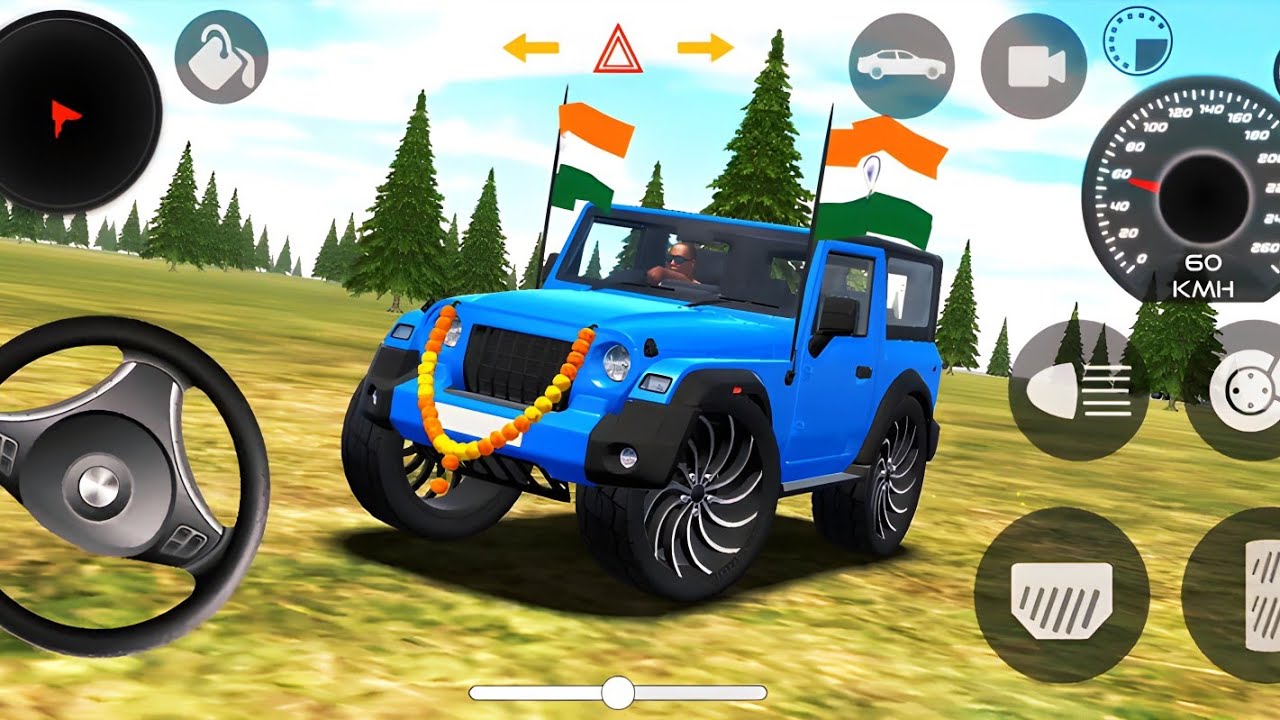 Modified Mahindra Thar😈Games:Indian Blue Thar (Gadi Wala Games) Car Game Android Game - #2025​